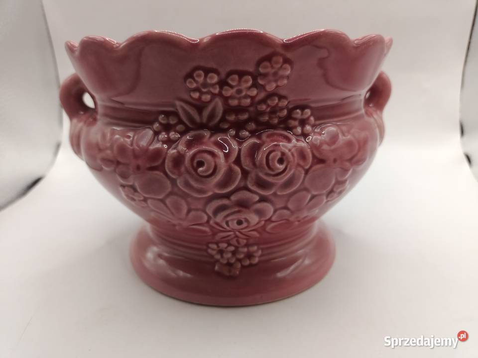 Doniczka osłonka różowa Szwecja Rosa Zamość