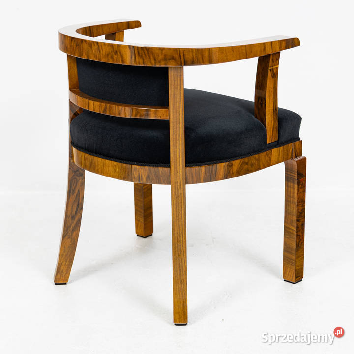 Fotel do biurka art deco kopia reprodukcja z lat