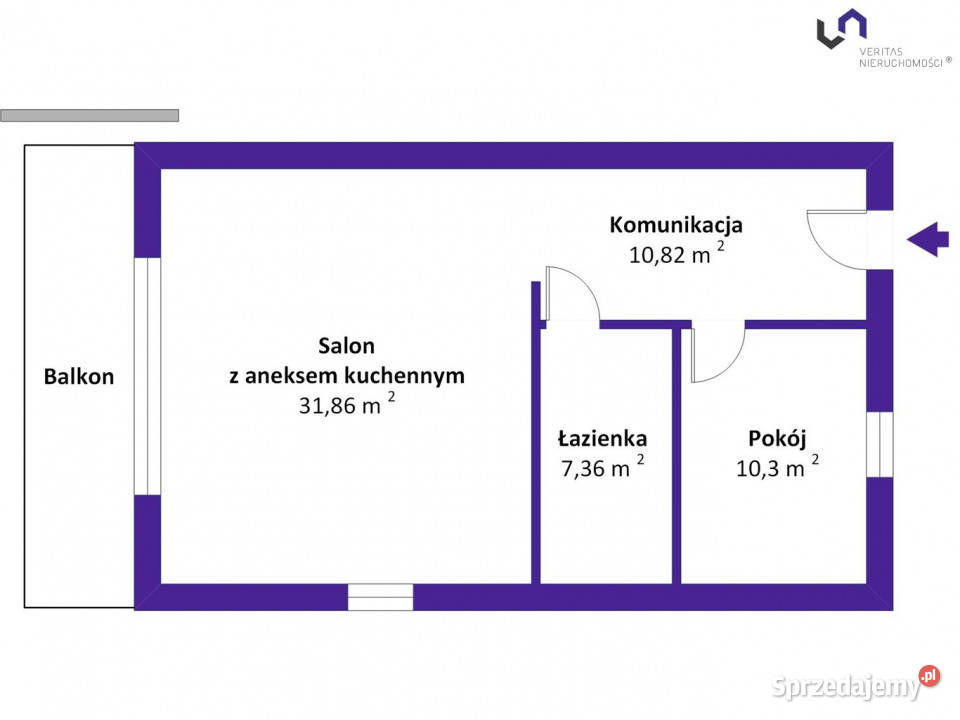 Sprzedaż mieszkania Wadowice Karmelicka 6034m2 2 60.34m2