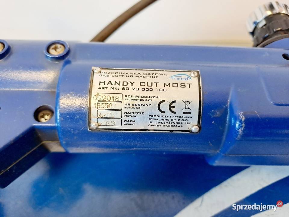 Przecinarka gazowa HANDY CUT MOST palnik małopolskie Stary Sącz