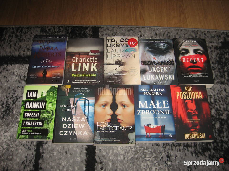 Thrillery psychologiczne kryminały Zestaw 3 Olsztyn sprzedam