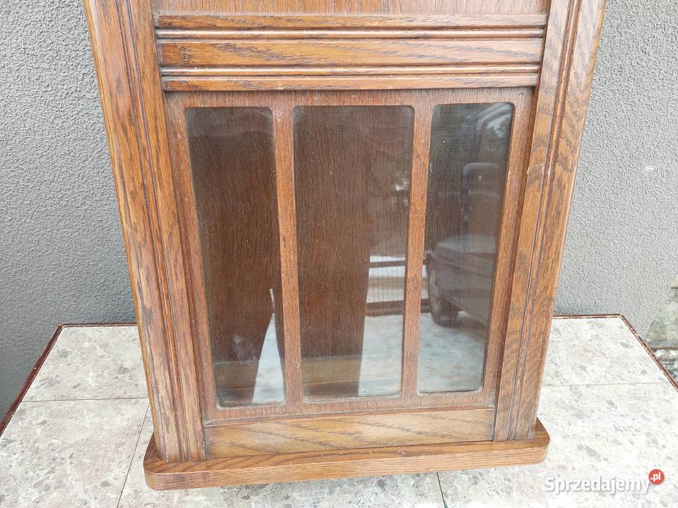 Stara szafka witryna witrynka z obudowy zegara Tczew