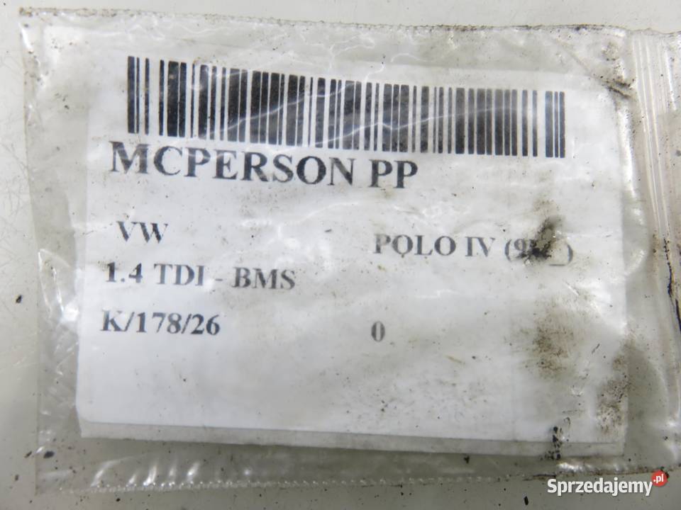 MCPERSON PRAWY PRZEDNI VW POLO IV 14 TDI