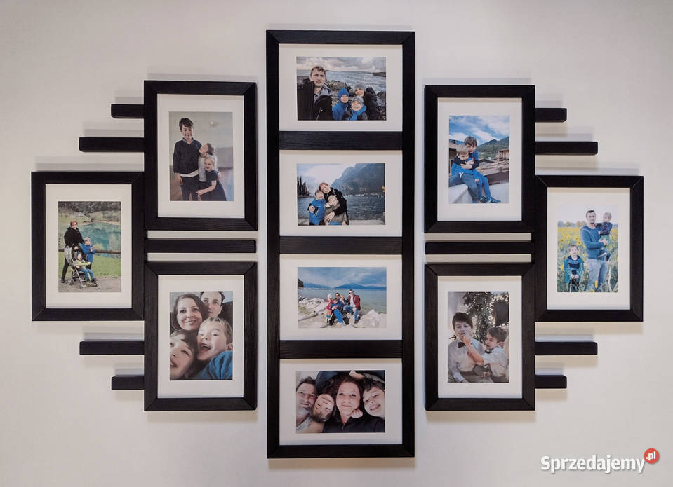 Drewniana Multirama Ramka na 10 zdjęć 15X21 dolnośląskie Wrocław