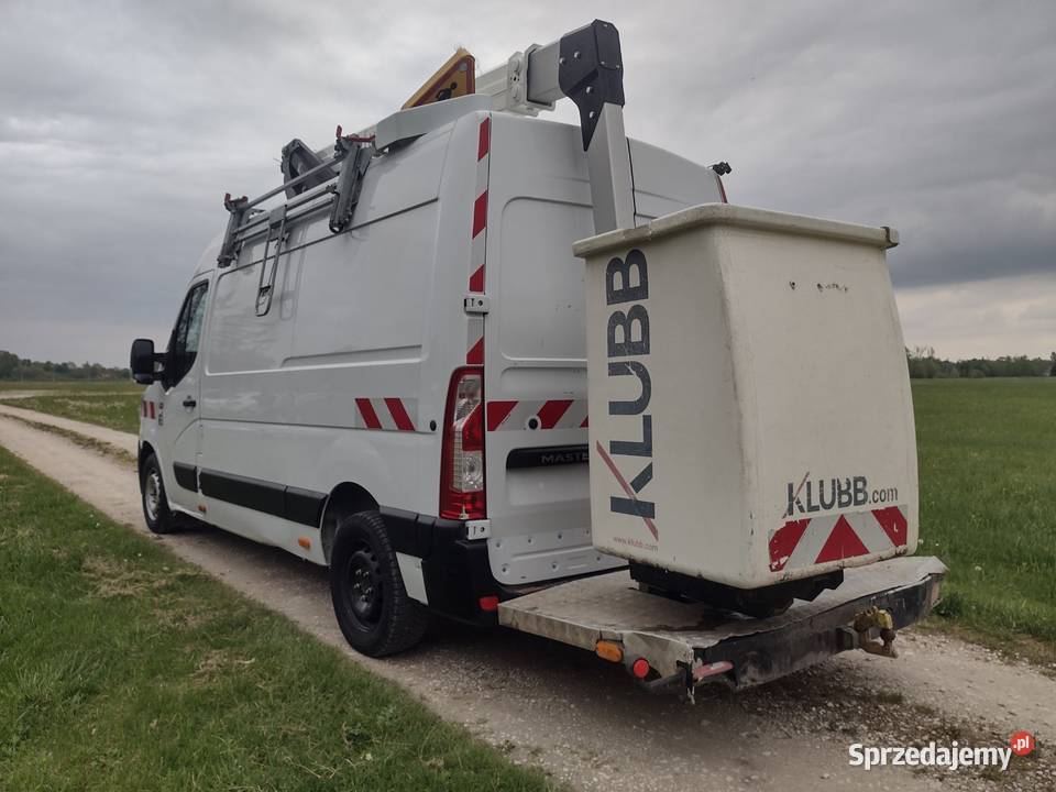 Renault master podnośnik koszowy zwyżka 125 m Pacanów