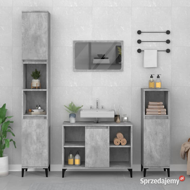 Szafka pod umywalkę szarość betonu 80x33x60 Warszawa sprzedam