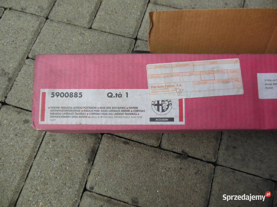 ZESTAW OSŁON PRZECIWSŁONECZNYCH BOCZNYCH ALFA Kozy sprzedam