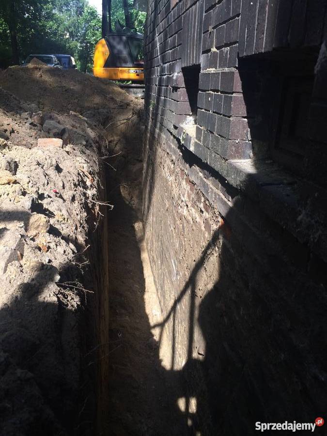 Minikoparka mini koparka przeciski kret wywóz Warszawa