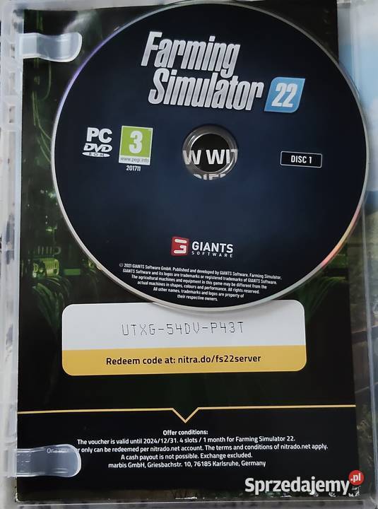 Farming 22 na Pc DvD
