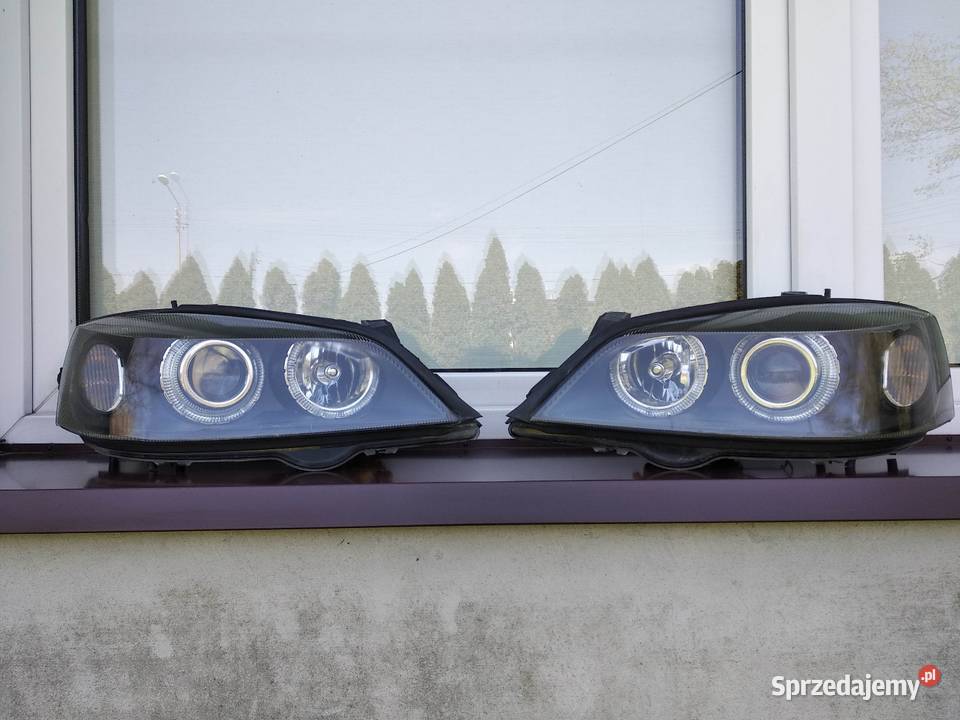 Opel Astra G lampy przednie reflektory komplet łódzkie Sieradz sprzedam
