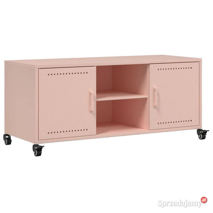 Szafka RTV różowa 1005x39x435 stal WM846663 Warszawa