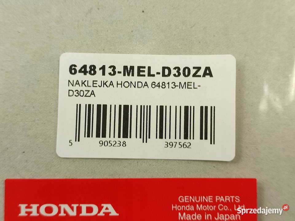 NAKLEJKA KPL PR BOCZEK HONDA CBR1000RR FIREBLADE sprzedam