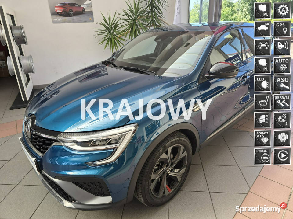 Renault Arkana Pierwszy wł Serwis Gwarancja RS Tarnów