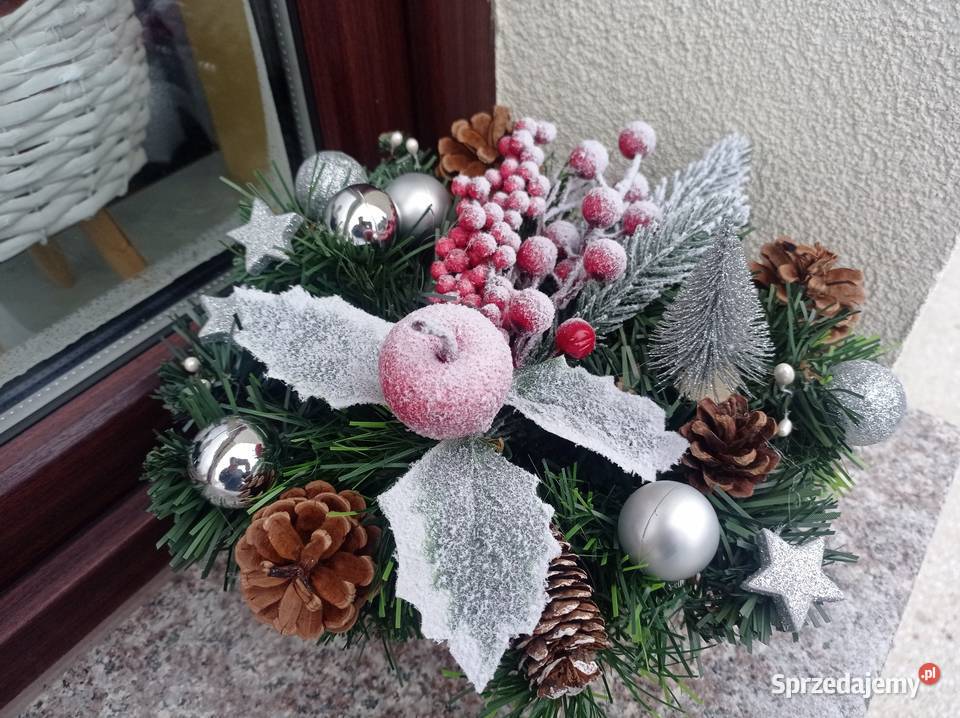 Stroik świąteczny na cmentarz małopolskie Rzepiennik Suchy