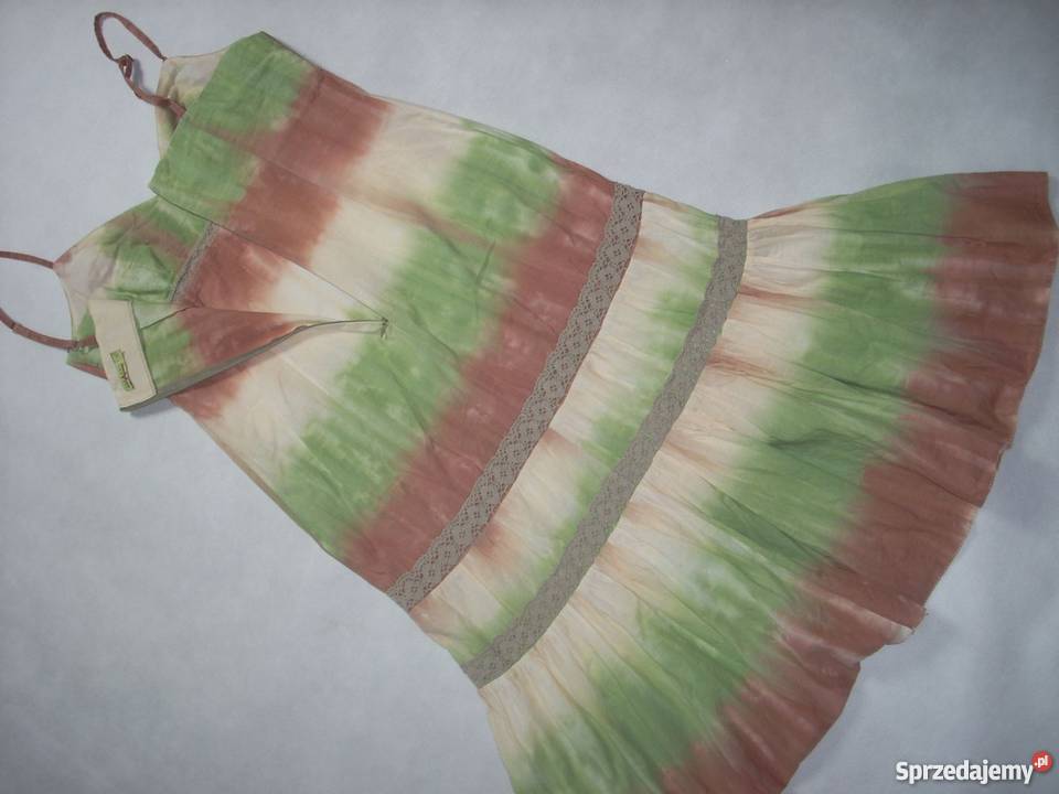 Taranko letnia Sukienka Bawełna Ombre Falbana 36 małopolskie Nowy Sącz