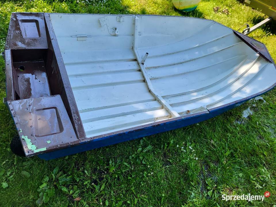 Aluminiowa szeroka stabilnaŁódź łódka wędkarska Barlinek