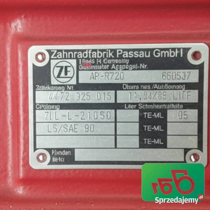 Zwolnica ZF 4472353077 APR720 Schffer 8082 wielkopolskie Wilkowo sprzedam