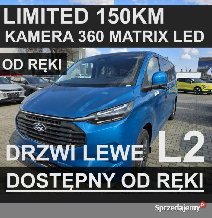 Ford Transit Custom Limited 150 DrzwiLewe Matrix Szczecinek