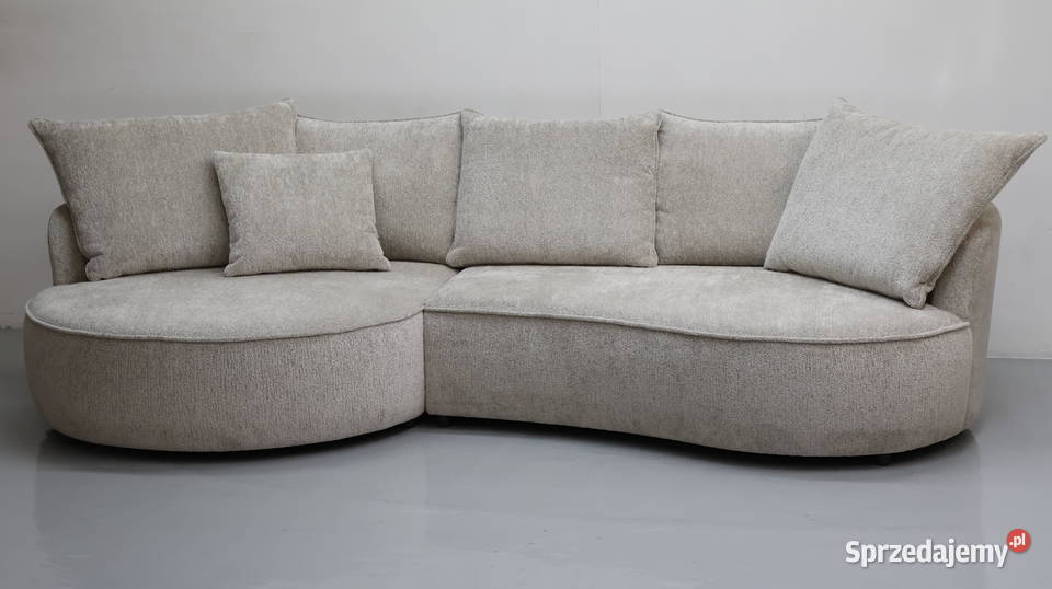 TDf NOWOCZESNY NAROŻNIK SOFA KANAPA beżowa wielkopolskie Poznań