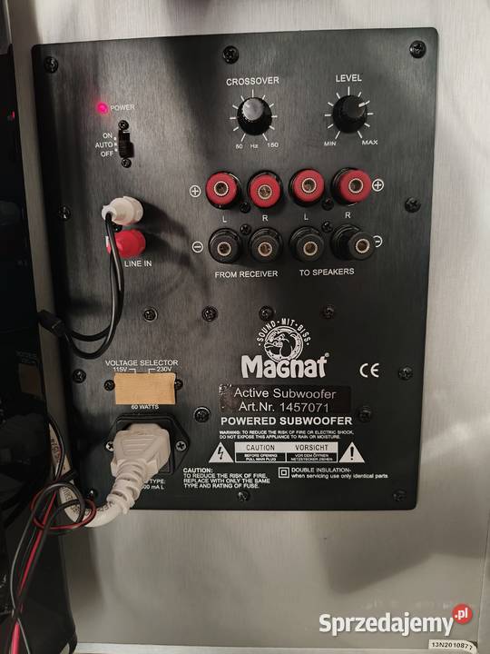 Subwoofer aktywny Magnat sprzedam