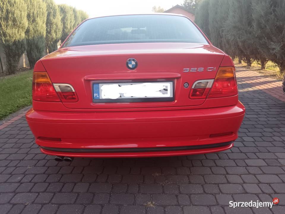 Bmw e46 328i manual coupe 28 benzyna 193 R6 skórzana tapicerka Kielce sprzedam