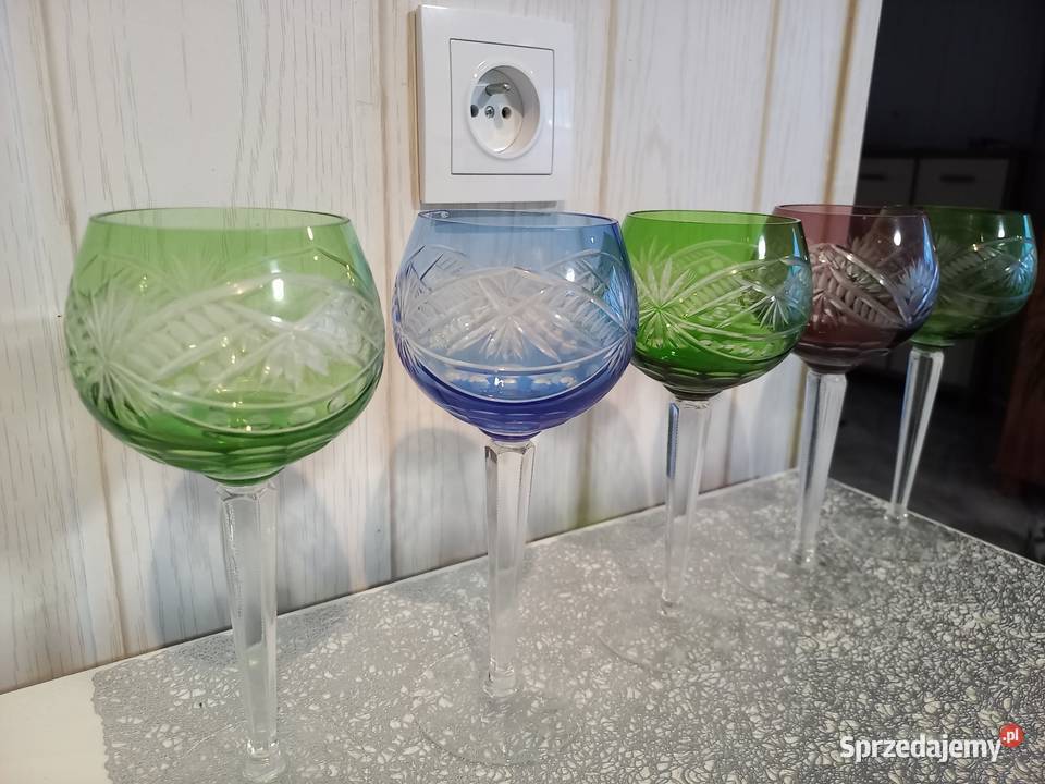 Kieliszki Kryształowe Huta Irena Oryginał Konin