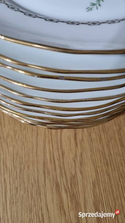 Serwis Rybny Porcelana Francuska