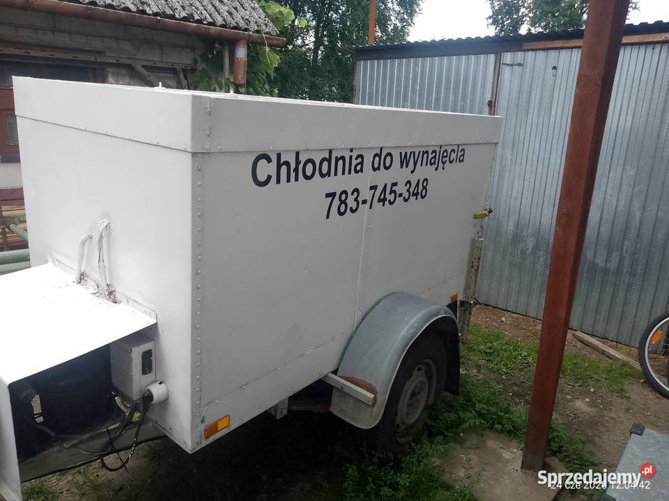 Przyczepka chlodnia mobilna Gastronomia Włoszczowa