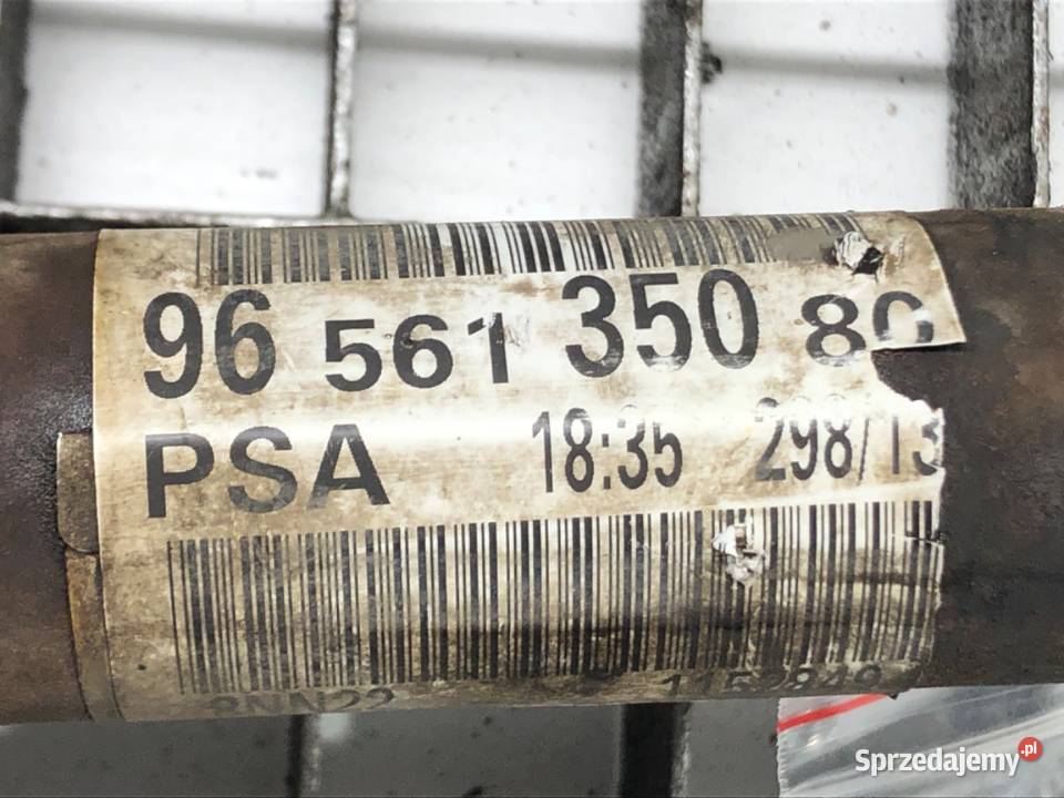 PÓŁOŚ PRAWY PRZÓD CITROEN C3 PICASSO 9656135080 podkarpackie