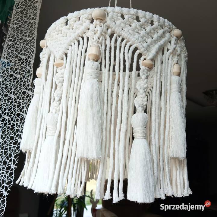 Makramowy żyrandol Wieluń sprzedam
