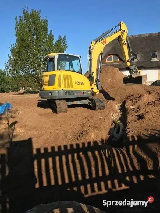 Minikoparka 6 ton gąsienicowa wynajem z Łódź