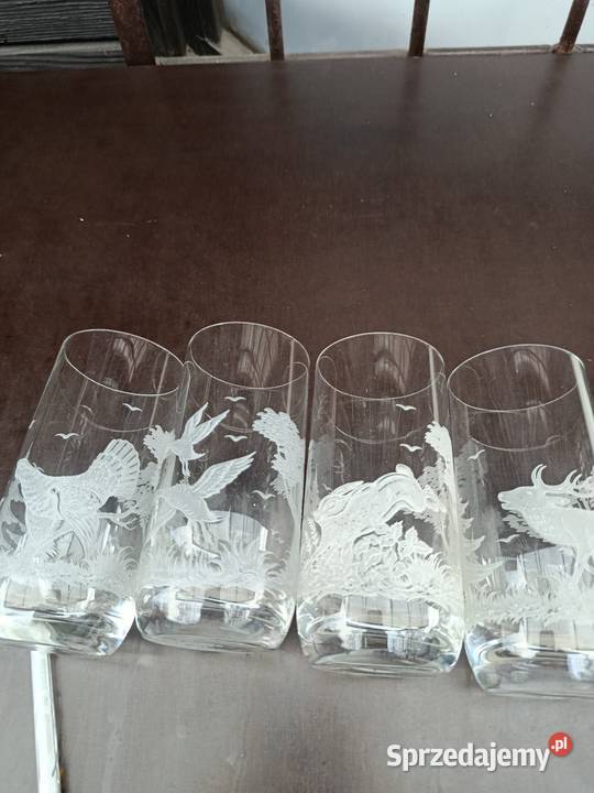 Szklanki z motywami zwierząt 4 Warszawa