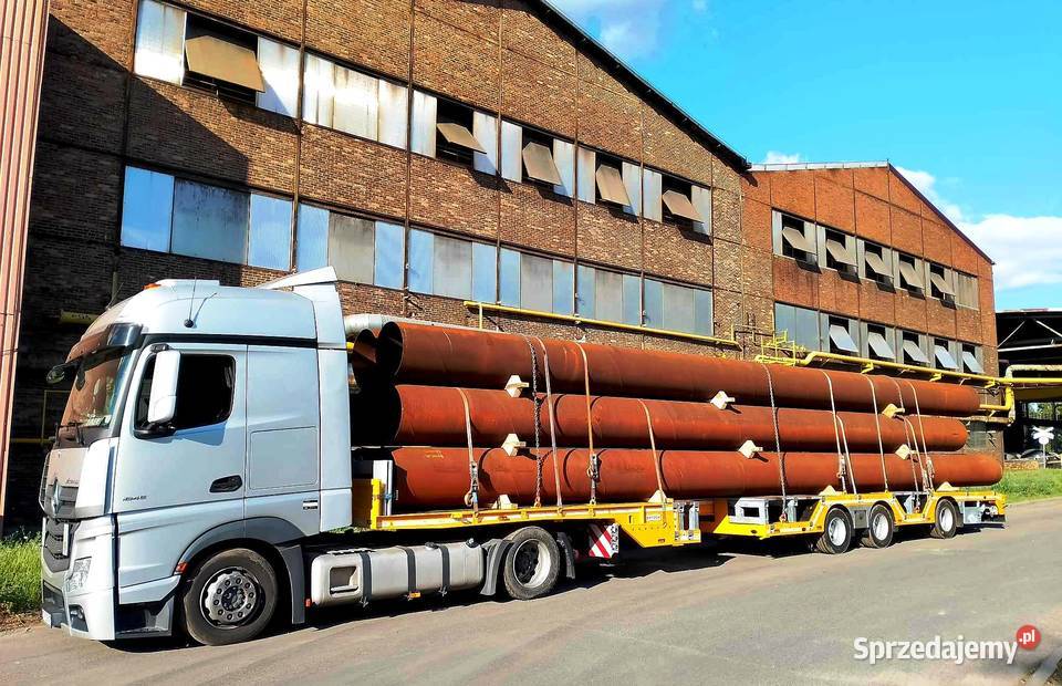 transport niskopodwoziowy maszyny budowlane Transport specjalistyczny Katowice