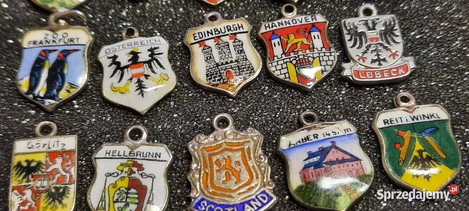 NIEMCY LANDY SREBRNE HERBY zestaw 30 K70 Pozostałe Warszawa
