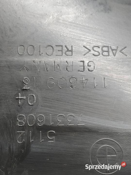 ŚLIZG ZDERZAKA PRAWY TYŁ 7331608 Bmw Seria 5 VI