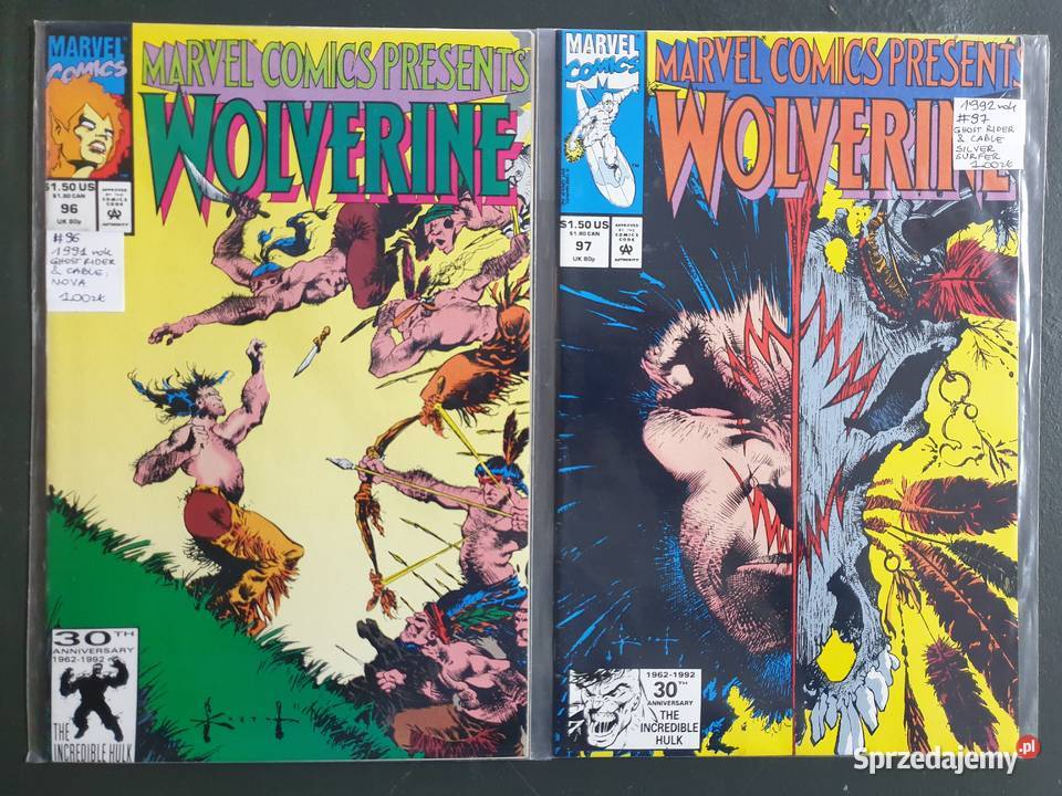 Marvel Comics Presents kolekcja 10 komiksów USA Gdynia