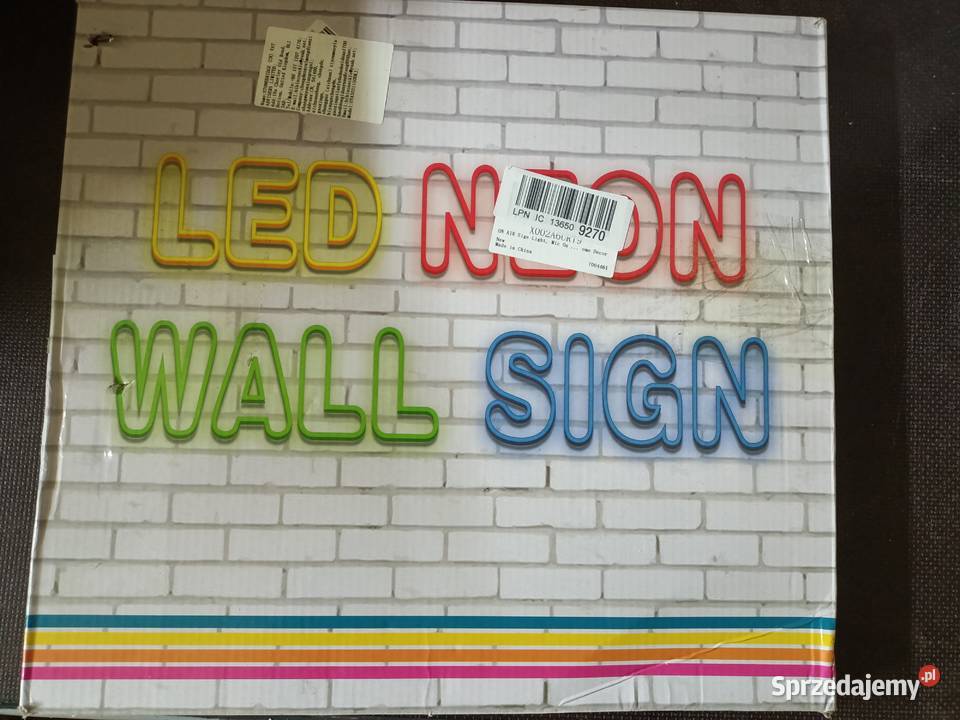 Neonowa tablica LED LED Neon Wall Sign Staszów