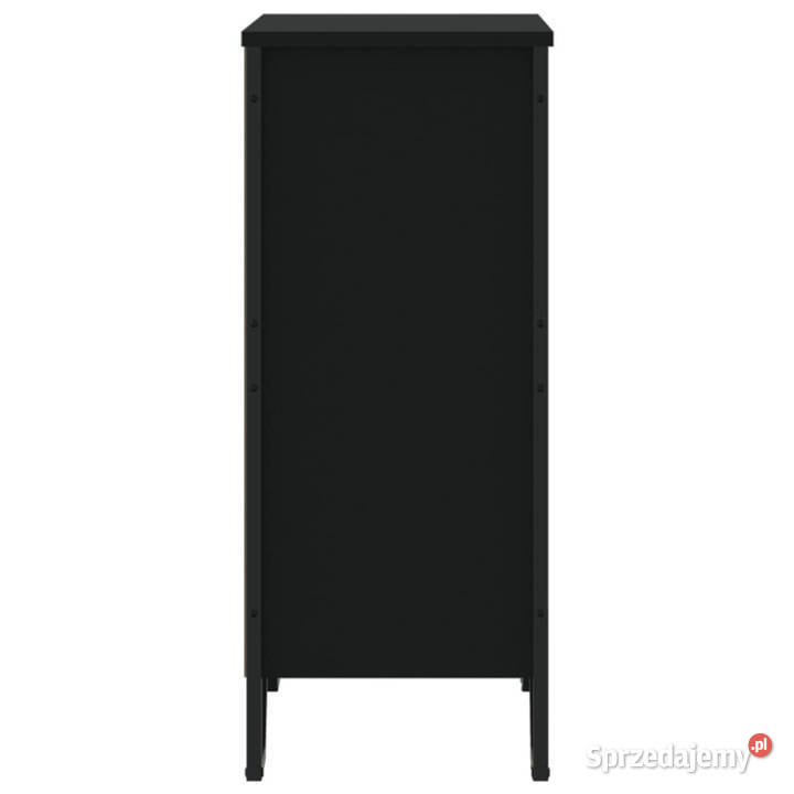 Regał na książki czarny 80x31x745 materiał mazowieckie Warszawa