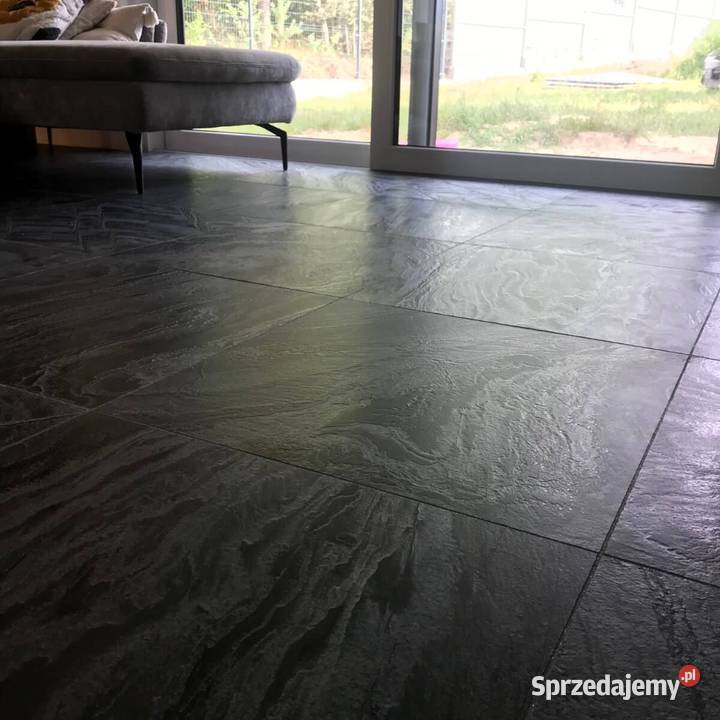 Płytki Kamienne Kwarcyt Silver Grey Leather Szczecin