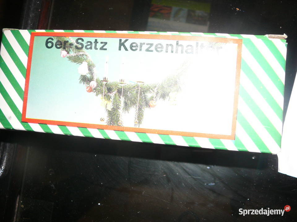 Nowe świeczniki choinkowe niemieckie Wrocław