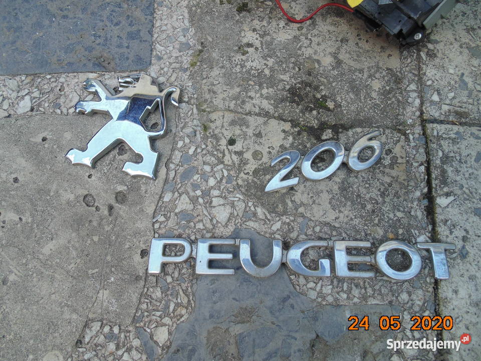 Logo emblemat Peugeot 206 lift 03 małopolskie Kraków sprzedam