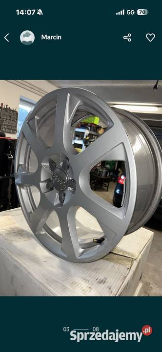 Alufelgi Audi 17 5x112 nowe E7Jx17H2ET37