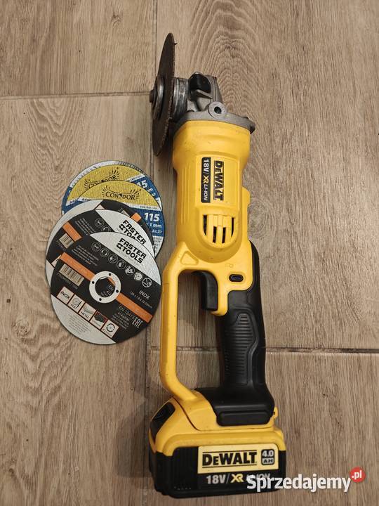 Szlifierka kątowa DeWalt 125mm 18v bateria kpl Brzesko sprzedam