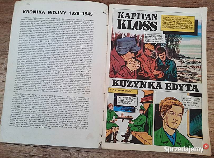 Kapitan Klos 4 Kuzynka Edyta wydanie II 1986 r Ostrów Wielkopolski sprzedam