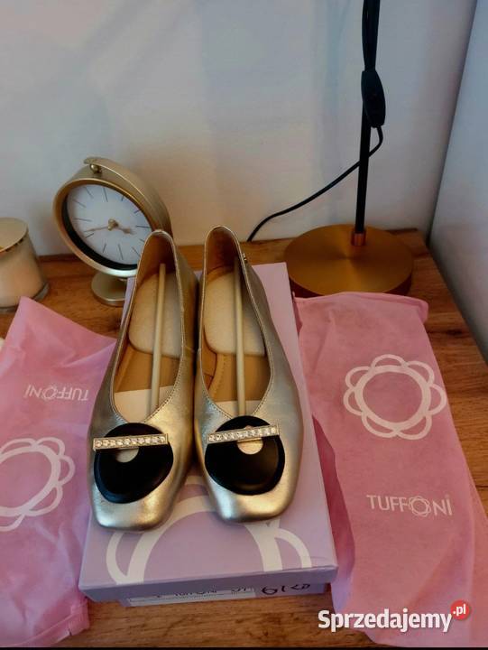 Baleriny Tuffoni premiumskóra naturalna 37 Lublin