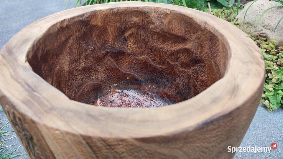 Donica z drewna Paulownia duża Bydgoszcz