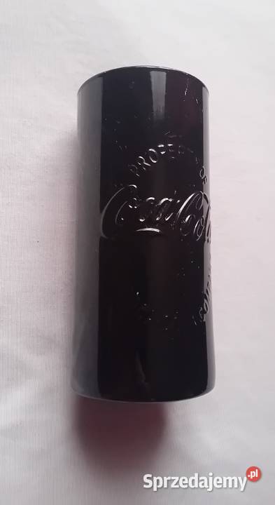Czarna kolekcjonerska szklanka Coca ColaProperty sprzedam