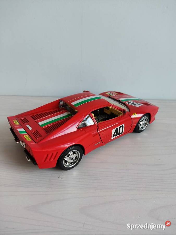 Model samochodu 118 Ferrari GTO 1984 Burago opolskie Głuchołazy