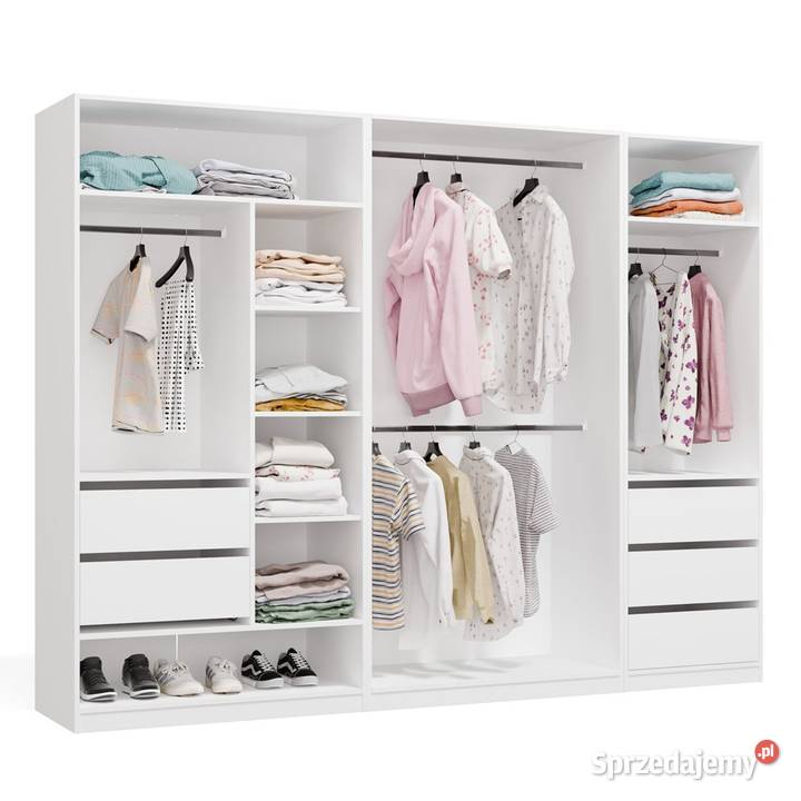 Garderoba Modułowa OPENO ZESTAW 260200 BIAŁA
