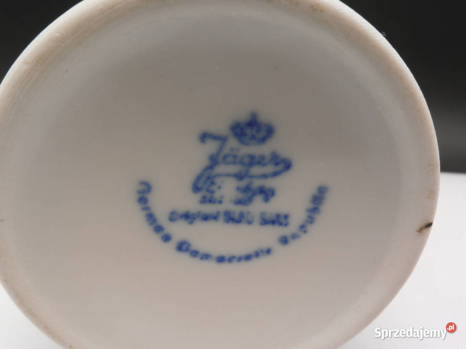 Wazon Jger Eisenberg wzór słomkowy Blau Saks Raszków